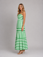 Strappy Tiered Maxi Dress