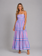 Strappy Tiered Maxi Dress