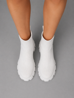 Stretch Sock Boots – Chunky Sole Everyday Winter Shoes