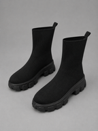 Stretch Sock Boots – Chunky Sole Everyday Winter Shoes