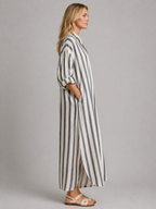Striped Shirt Dress