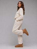Suede Ankle Boots – Shearling Lined Winter Slip-On Shoes