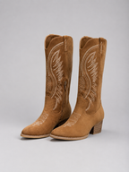 Suede Cowboy Boots