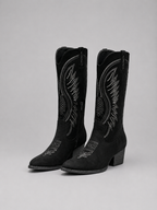 Suede Cowboy Boots