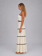 Crop Top Maxi Skirt Set
