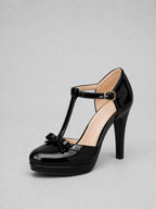 T-Bar Platform Heels