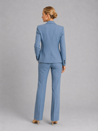Tailored Blazer & High-Waist Trousers Set