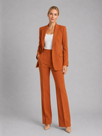 Tailored Blazer & High-Waist Trousers Set