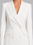Tailored Blazer Midi Dress
