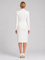 Tailored Blazer Midi Dress