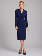 Tailored Blazer Midi Dress