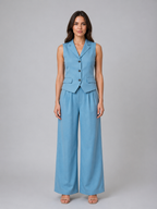 Tailored Waistcoat & Wide Leg Set