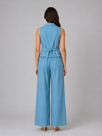 Tailored Waistcoat & Wide Leg Set