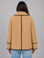 Teddy Fleece Jacket – Borg Button Front Coat