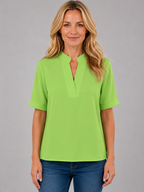 V-Neck Half Sleeve Blouse