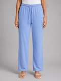 Women's Drawstring Wide Leg Trousers