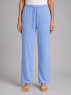 Drawstring Wide Leg Trousers