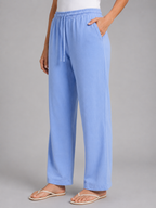 Drawstring Wide Leg Trousers