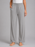 Drawstring Wide Leg Trousers