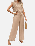 Wide Leg Trouser Set