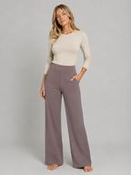 Stretch Straight Leg Trousers
