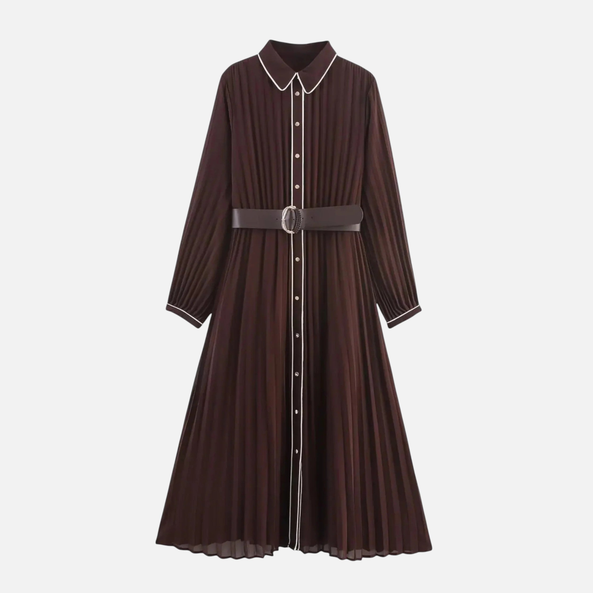 Women's Pleated Midi Dress