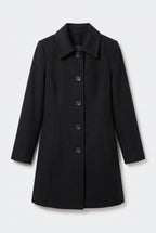 Jacket – Women's Regular Fit Fit & Flare Coat — Black