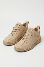 Shoes – Orthopedic Casual Sneakers, Regular Fit — Beige