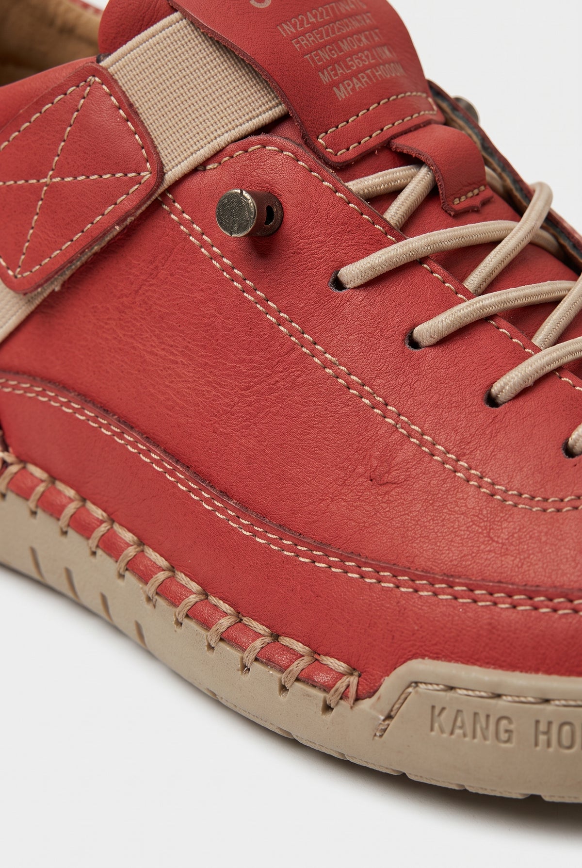 Shoes – Orthopedic Casual Sneakers, Regular Fit — Red