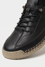 Shoes – Orthopedic Casual Sneakers, Regular Fit — Black Beige