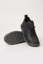 Shoes – Orthopedic Casual Sneakers, Regular Fit — Black