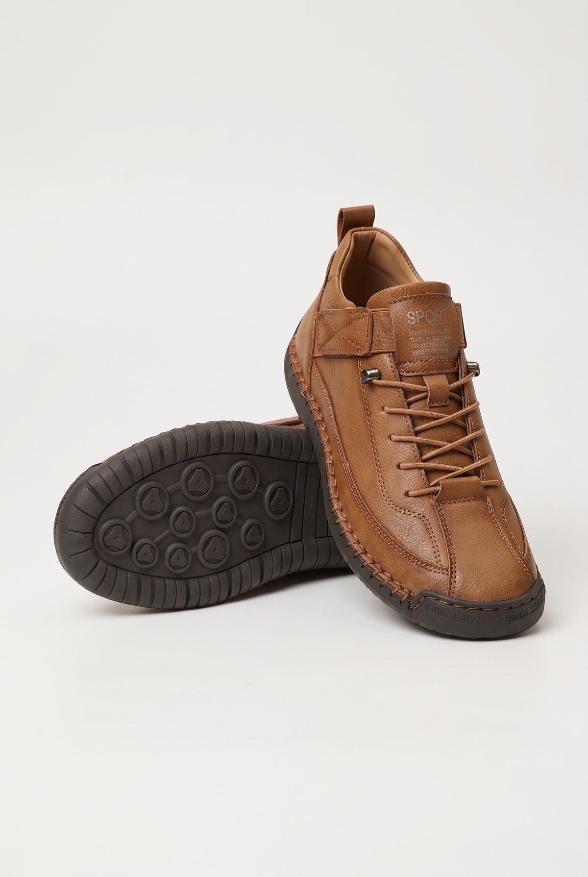 Shoes – Orthopedic Casual Sneakers, Regular Fit — Brown