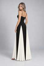 Maxi Dress – Black Splice Maxi Dress