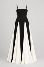 Maxi Dress – Black Splice Maxi Dress