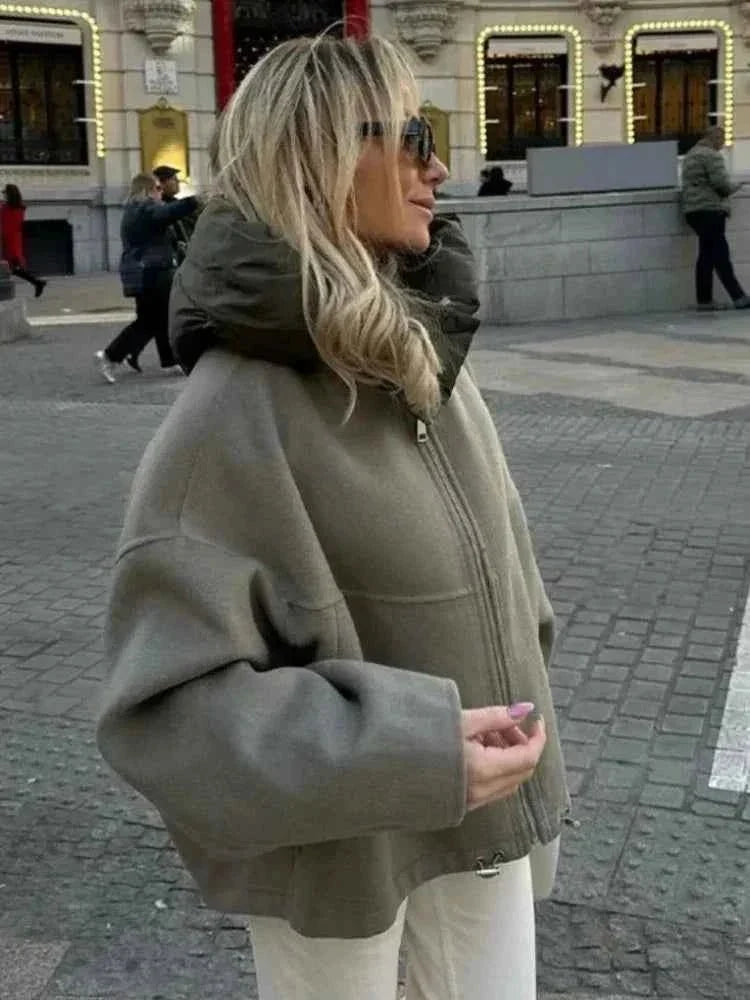 Padded Jacket Oversized Hooded
