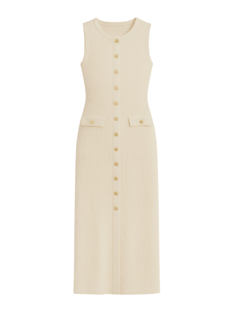 Sleeveless Knit Maxi Dress – Serra