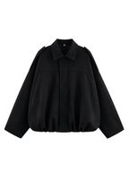 Kaia – Suede Bomber Jacket