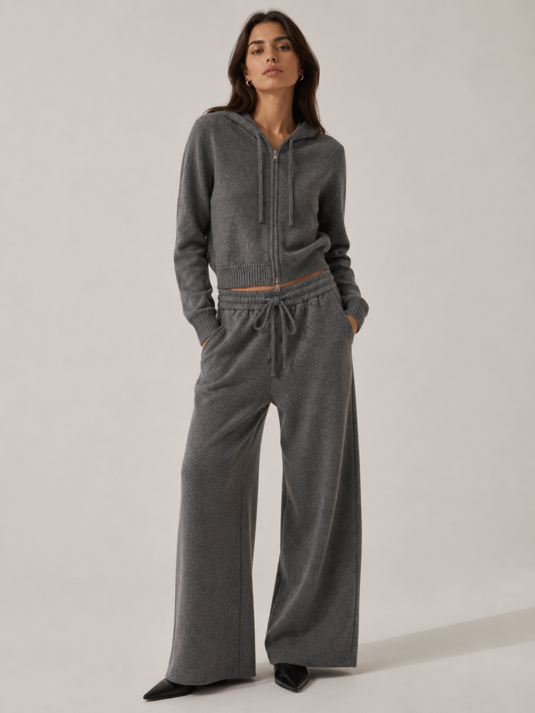 Nora – Luxe Knit Hoodie Set