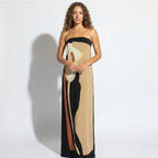 Strapless Sculpted Maxi Dress